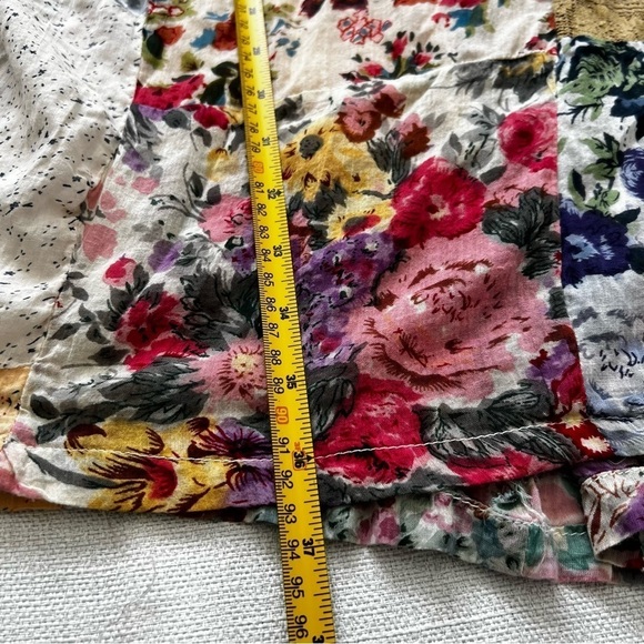 Vintage Tangibles Skirts Patchwork 100% Cotton Size small - Picture 6 of 7